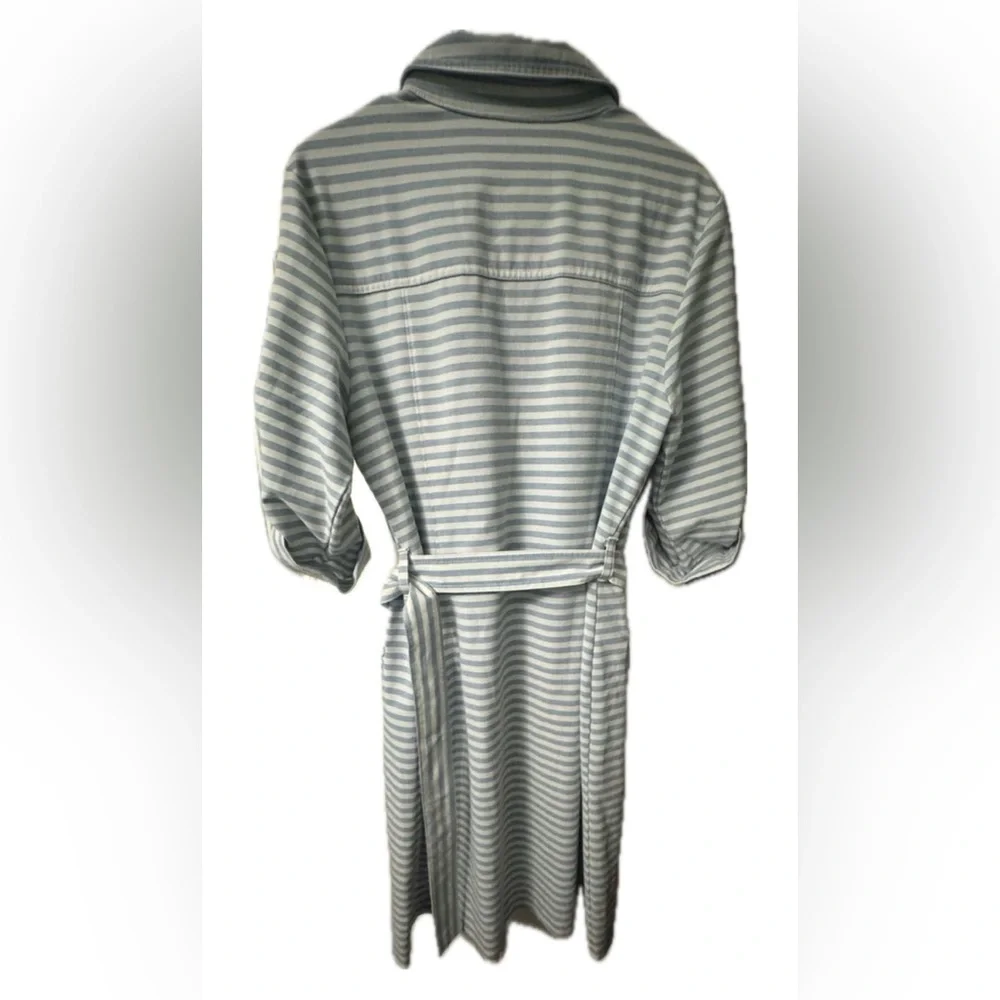 Nautical/Costal Women’s Striped Utility Dress w/ Belt 14 - Picture 4 of 7